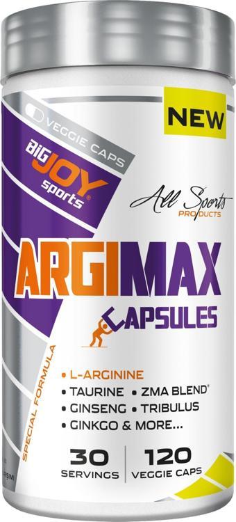 Bigjoy Sports Argimax Taurine Zma Ginseng Tribulus Cinko L-arginin Ginkgo 120 Tablet