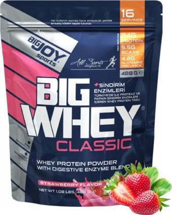 Bigjoy Sports Doypack Bıgwhey Whey Protein Çilek 488g 16 Servis