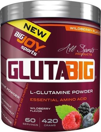 Bigjoy Sports Glutabig Powder L-glutamin Orman Meyveli 420g Glutamine Amino Asit