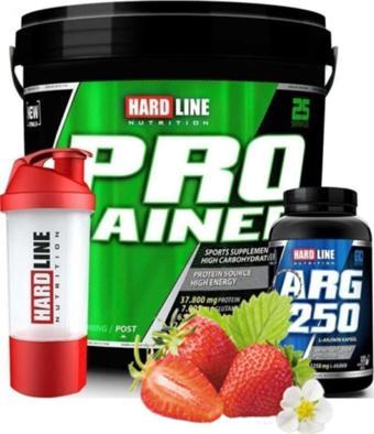 Hardline Progainer 5000 gr - Çilek Arg 1250 Shaker Kombinasyonu