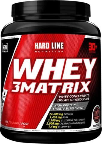 Hardline Whey 3Matrix 908 gr - Çilek Aromalı