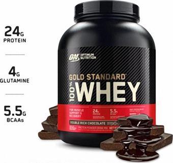 Optimum Nutrition Optimum Gold Standard Whey Protein Tozu 2273 gr - Çikolata Aromalı