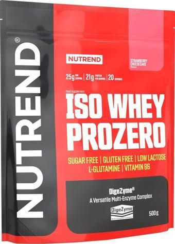 Nutrend Iso Whey Pro Zero 500 Gr Strawberry - Cheesecake Aroma