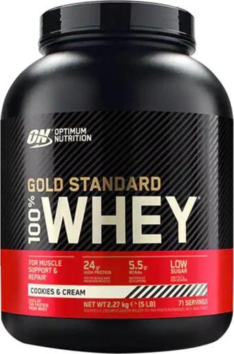 Optimum Nutrition Optımum Gold Standart Whey 2273 gr Proteın Tozu Kurabiye Aromalı