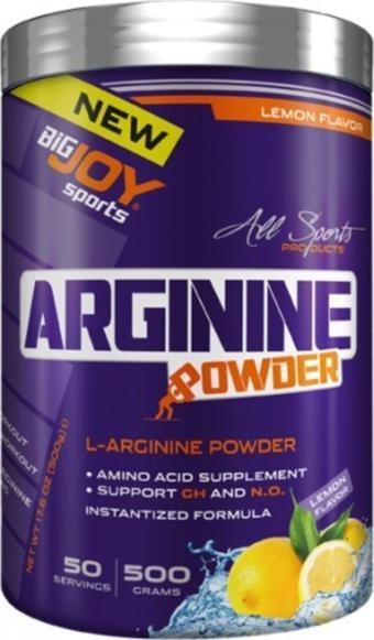 Bigjoy Arginine Powder 500 gr - Limon Aromalı