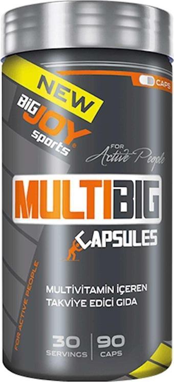 BigJoy Sports Multibig Vitamin Enerji Takviye Edici Gıda 90 Kapsül