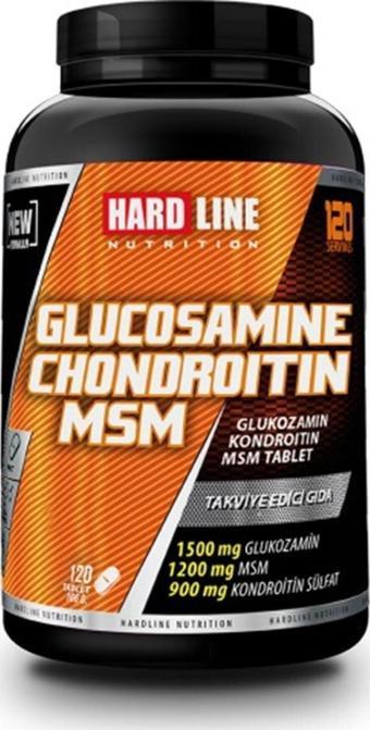 Hardline Glucosamine Chondroitin Msm 120 Tablet