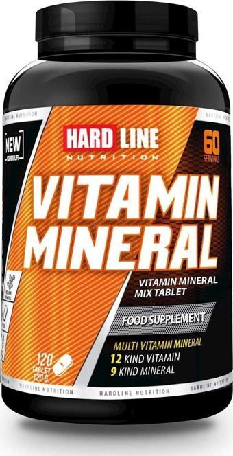 Hardline Vitamin Mineral 120 Tablet