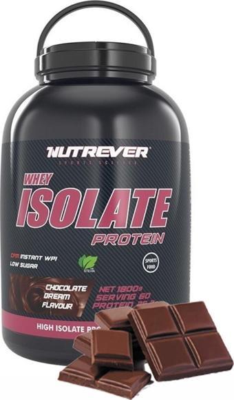 Nutrever Whey Isolate Çikolata Aromalı Izole Protein 1800 gr