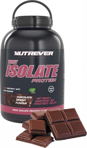 Nutrever Whey Isolate Çikolata Aromalı Izole Protein Tozu 900 gr