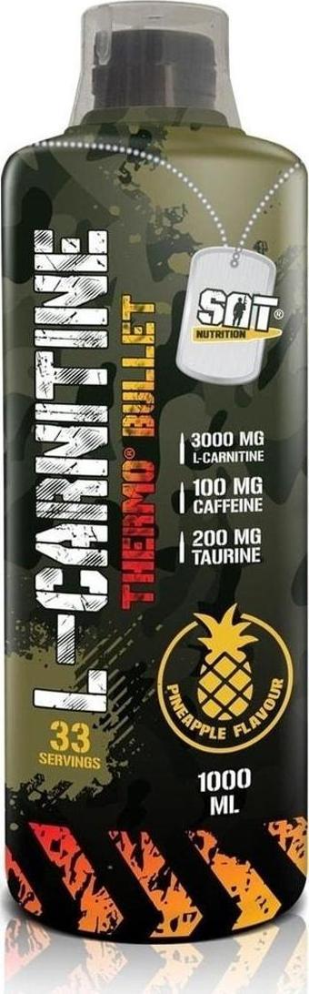 SAT Nutrition L-carnitine L-carnitine Thermo Bullet 33 Servis 1 Litre Snlc001