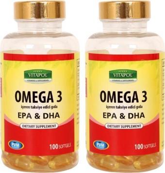 Vitapol Balık Yağı 1000 Mg Omega 3 2x100 Softgel