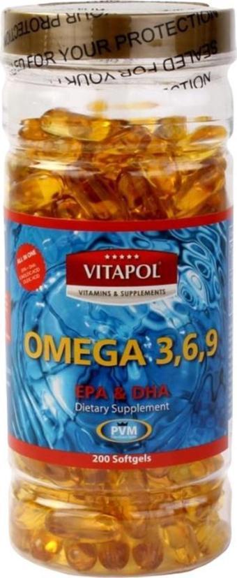 Vitapol Omega 3.6.9 Balık Yağı 200 Softgel