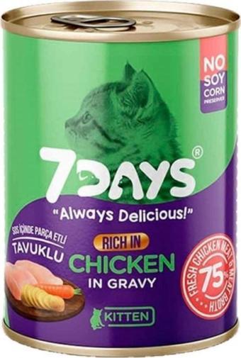 7DAYS 7 Days Tavuklu Yavru Kedi Konserve 415 Gr