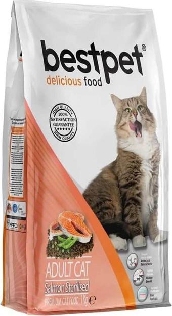 Bestpet Somonlu Kısırlaştırılmış Kedi Maması 1kg