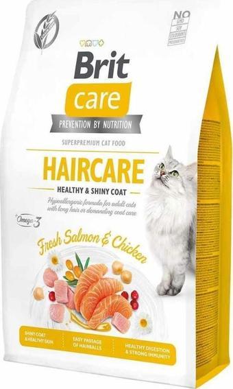 Brit Care Hipoalerjenik Haircare Tavuk Ve Somonlu Tahılsız Kedi Maması 7 Kg