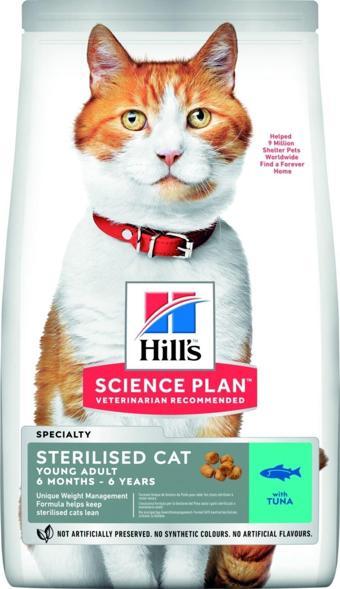 Hill's Sterilised Yetişkin Ton Balıklı Kedi Maması 10 kg