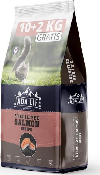 jadawa Jada Life Adult Sterilised Cat Food With Salmon Somonlu Kısır Kedi Maması 10+2 Kg