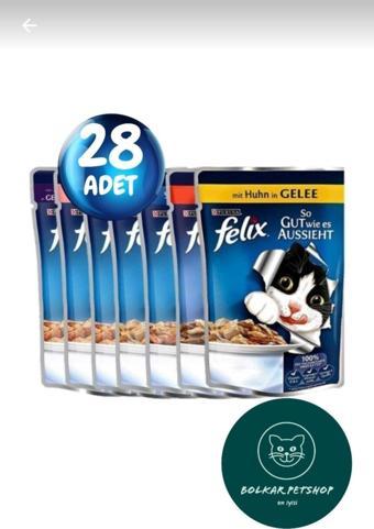 FELiX Karışık Kedi Yaş Mama 28 Paket