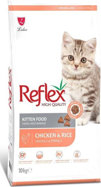 Reflex Kıtten Chıcken & Rıce Cat Food 10 kg