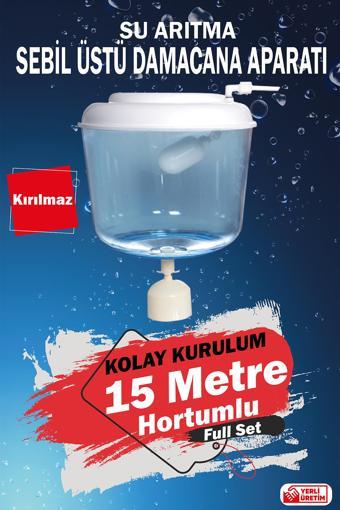 Altus AL 1130 GD Uyumlu Sebil Üstü Aparatı Kırılmaz,Hazneli (15 Metre Hortumlu)