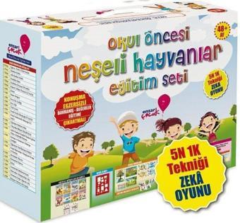 Neşeli Hayvanlar Eğitim Seti - Mehtap Şenkaya - Ensar Neşriyat