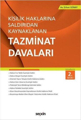 Tazminat Davaları - Erhan Günay - Seçkin Yayıncılık