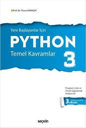 Python 3 - Timur Karaçay - Seçkin-Bilgisayar