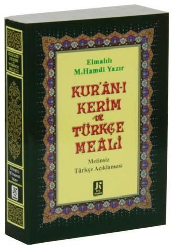 Kuran-ı Kerim ve Türkçe Meali Cep Boy - Elmalılı Muhammed Hamdi Yazır - Kılıç Kitabevi