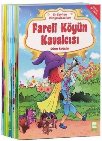 En Sevilen Dünya Masalları-10 Kitap Takım Büyük Boy - Kolektif  - Ema Çocuk