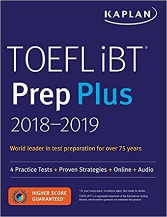 TOEFL iBT Prep Plus 2018-2019: 4 Practice Tests + Proven Strategies + Online + Audio (Kaplan Test Pr - Kolektif  - Kaplan