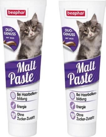 Beaphar Duo Malt Paste Tüy Yumağı Kontrol Kedi Macunu 100 gr - 2 Adet. 03.2025