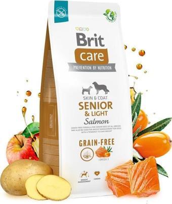 Brit Care Care Senior Light Somonlu Patatesli Tahılsız Yaşlı Köpek Maması 12 Kg