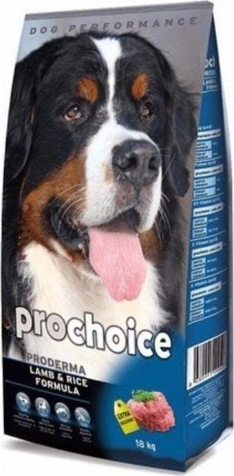 Prochoice Proderma Kuzu Etli Pirinçli Köpek Maması 18 Kg