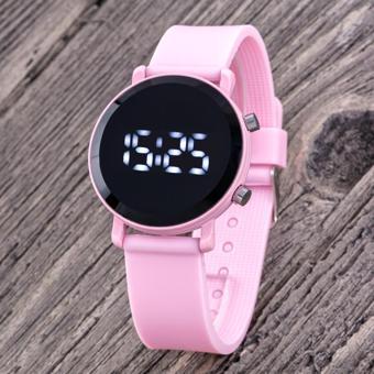 Pembe Renk Çocuk Saati - Saat Öğretici Led Watch Kadran Kız Çocuk Saati ST-304312