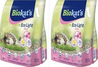 Biokat's Eco Light Fresh Cherry Blossom Pelet Kedi Kumu2x5 lt