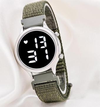 Unisex Tuşlu Led Takvimli Silikon Çocuk Yetişkin Kol Saati Bileklik ST-304183