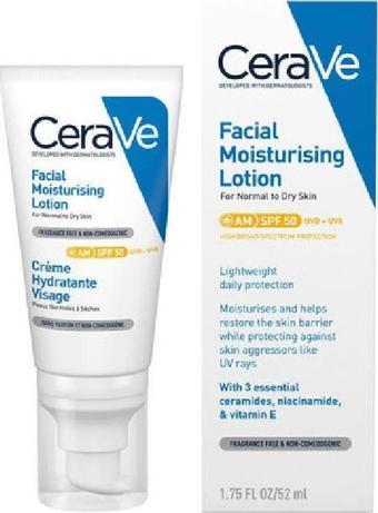 CeraVeFacial Moisturising Lotion Spf50 52Ml