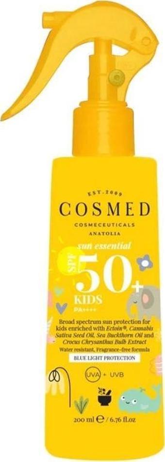 Cosmed Sun Essential Kids Spf50+ Güneş Losyonu 200 ml