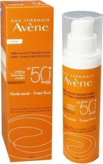 Avene Fluid SPF 50 Renkli Güneş Koruyucu 50 ml