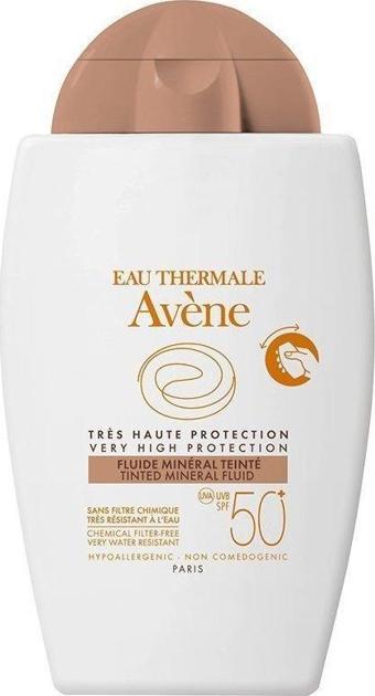 Avene Fluide Mineral Güneş Koruyucu Renkli Krem Spf50 40 ml