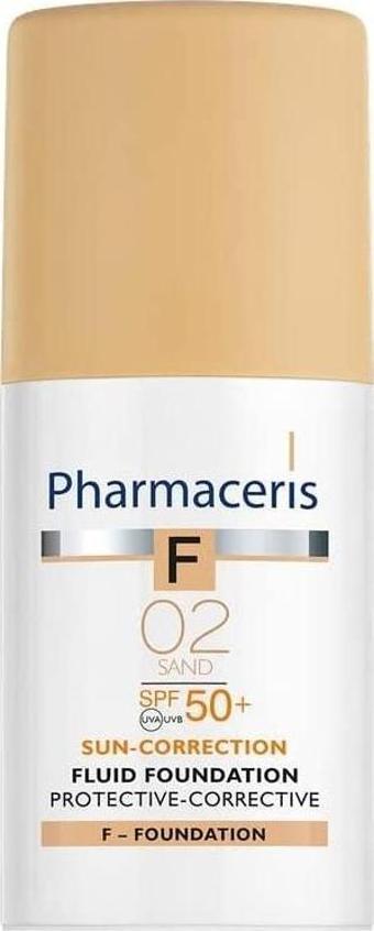 Pharmaceris Spf 50+ Sand 02 Protective Corrective Foundation Fluide 30 ml