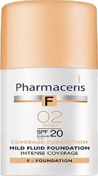 Pharmaceris Yumuşak Sıvı Fondöten Spf 20 Yoğun Kapatıcı 02 Sand 30 ml