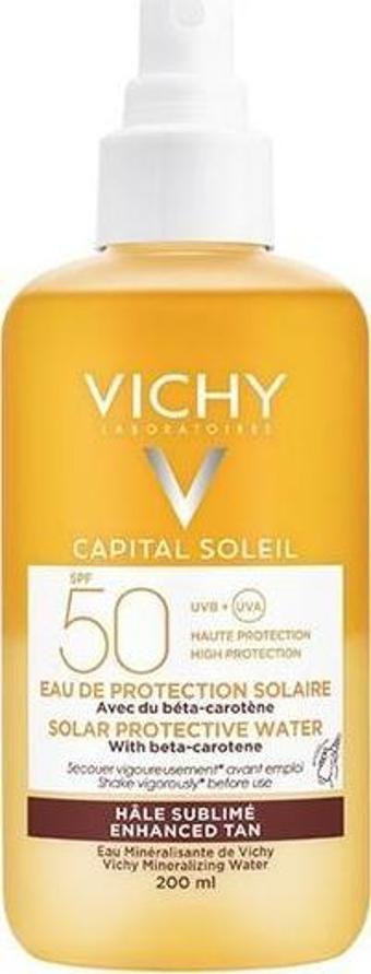 Vichy Capital Soleil SPF 50 Solar Protective Water Bronzlaştırıcı Güneş Koruyucu Sprey 200 ml