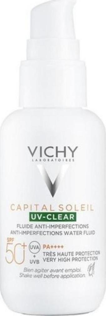 Vichy Capital Soleil UV-Clear Spf 50 Fluid Güneş Koruyucu 40 ml