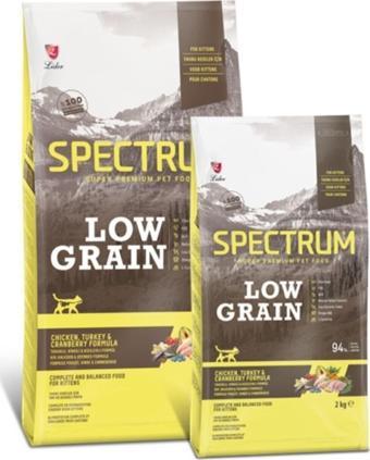 Spectrum Low Grain Yavru Kedi Maması Tavuklu&hindili 12 Kg