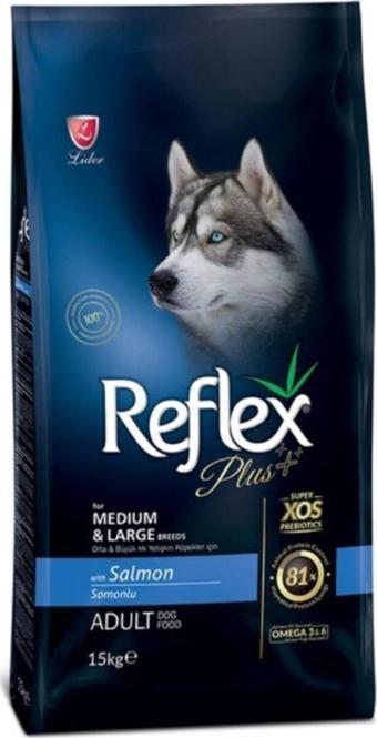 Reflex Plus Adult Dog Somonlu Yetişkin Köpek Maması 15 kg