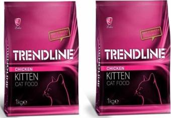 Trendline Kitten Tavuklu Yavru Kedi Maması 1 Kg * 2 Adet