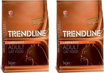 Trendline Kuzu Etli Yetişkin Kedi Maması 1 Kg 2'li Set