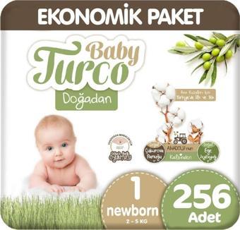 Baby Turco Doğadan 1 Beden Ekonomik 64x4 256 Adet